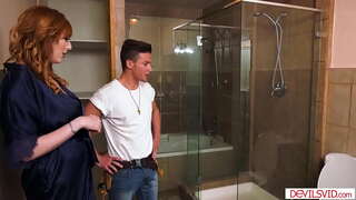 Грудастый рогоносец тымдаш мары вӓтӹжӹ, дӓ отсасывать трахаться сантехник доно