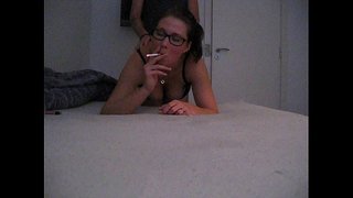 تمباکو نوشی جبکہ ، مقعد ، اتارنا fucking