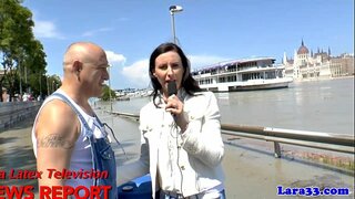 Британская новостная леди наслаждается жестким трахом