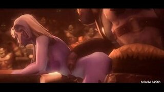 Ogre fucks gadis KERAS