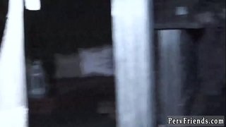 Жасөспірім шок білім Аспен Романофф және Моника Асис және немесе мэрилин Шифонер мастурбирует көмек